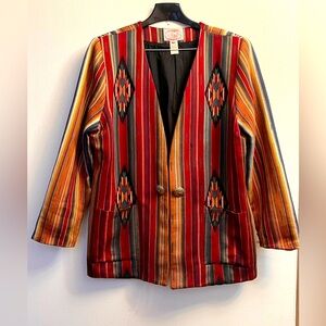 Wraps  western vintage Boxy  Blazer